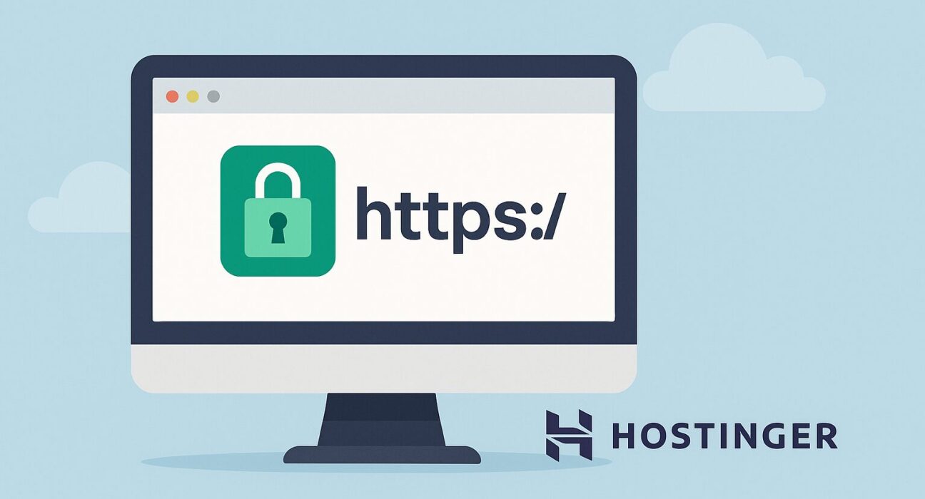 free SSL certificate at Hostinger