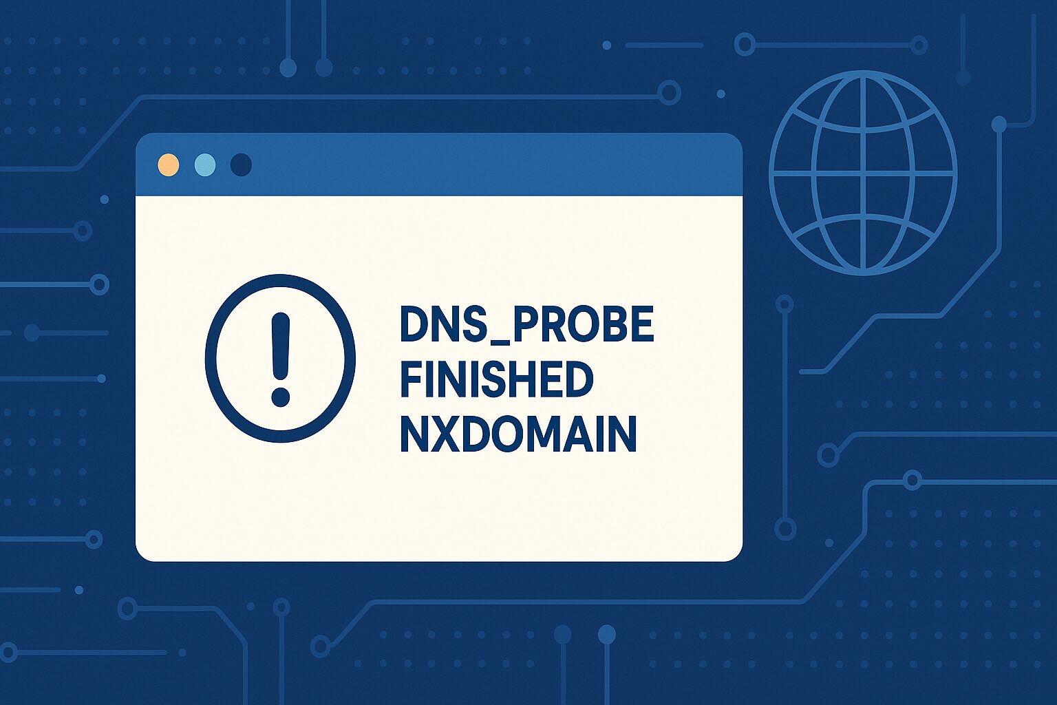 DNS_PROBE_FINISHED_NXDOMAIN