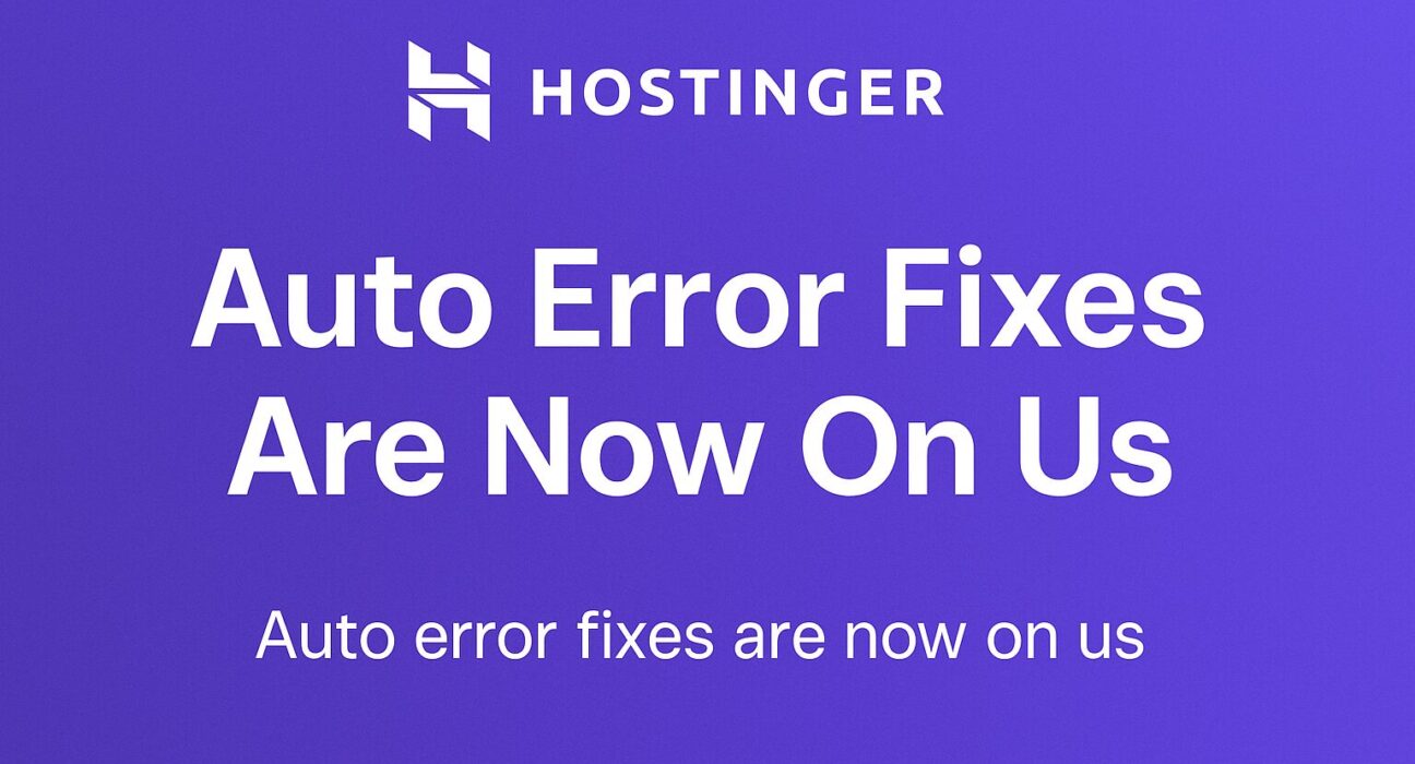 Hostinger Auto Error Fixes